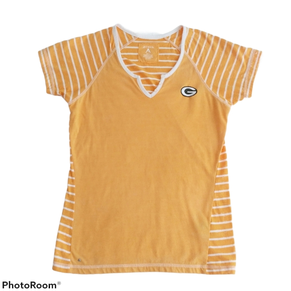 Antigua Green Bay Packers Tee Sz Sm